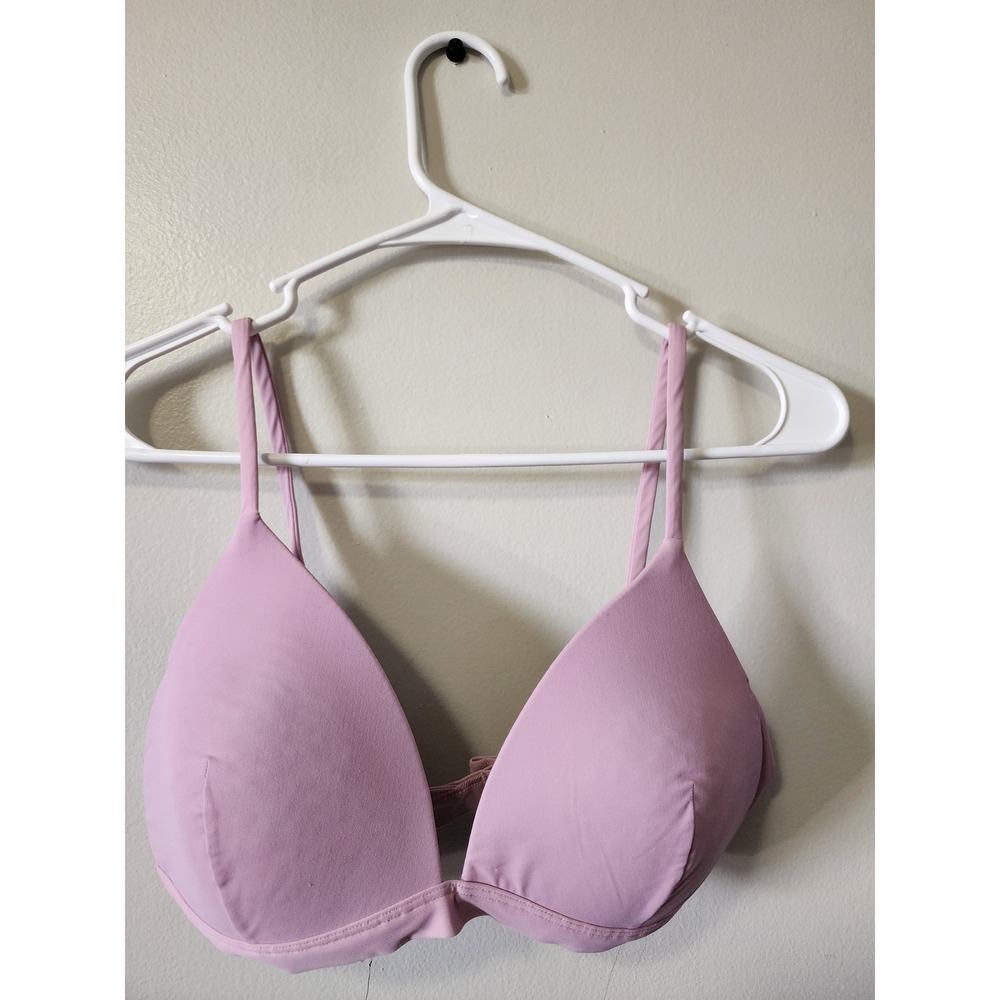 Lululemon Like a Cloud Bra Pink Mauve Wireless Light Support Yoga Bra Size 6